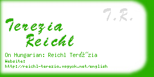 terezia reichl business card